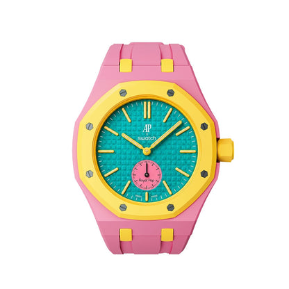 [Sophire]Royal Oak Pop Exclusive Bioceramic Case & Silicone Strap Mix Color