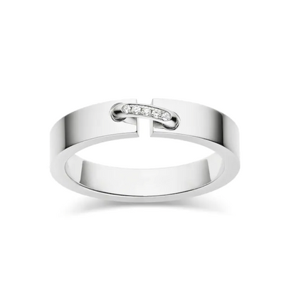 [Sophire Jewelry ]ALLIANCE LIENS VIDENCE DIAMOND 4MM RING