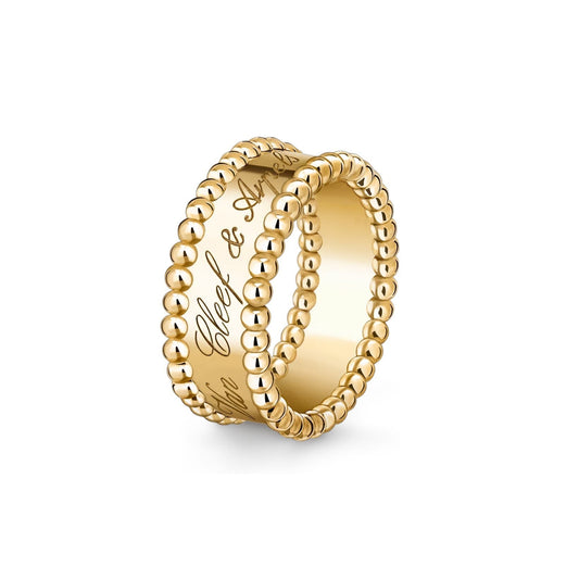[Sophire]SIGNATURE DUAL-BEADED BAND RING