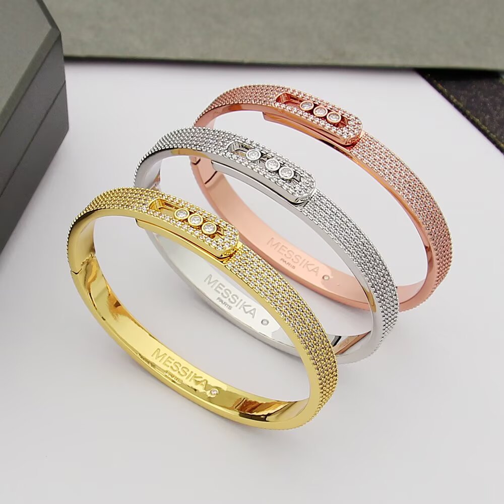 [Sophire Jewelry]Move Noa Full Pavé Diamond Bangle Bracelet