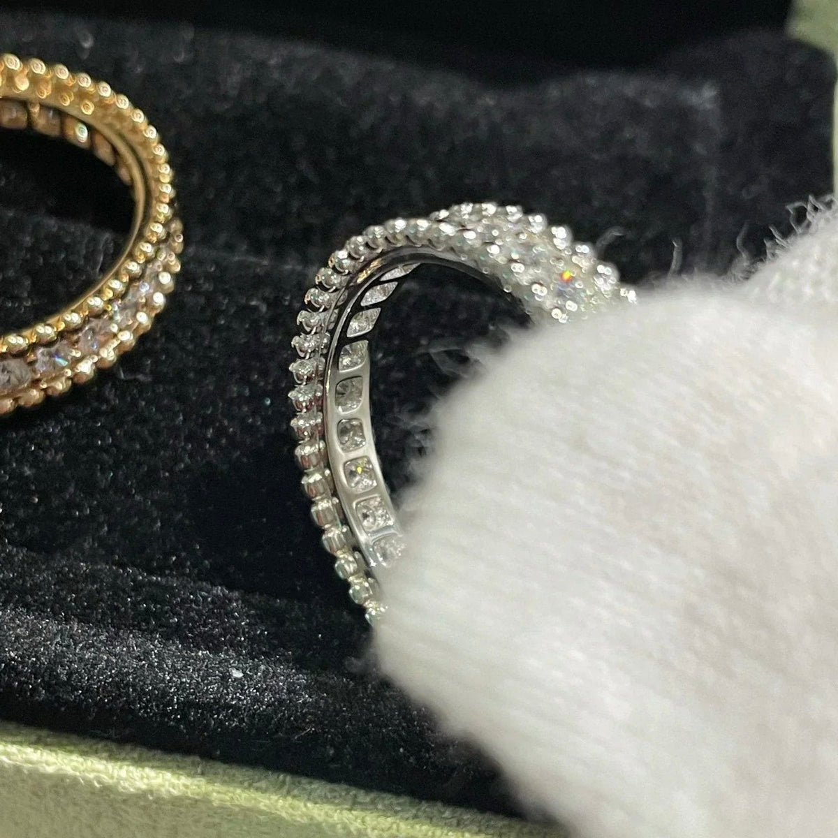 [Sophire Jewelry ]PERLEE DIAMOND ROSE GOLD RING
