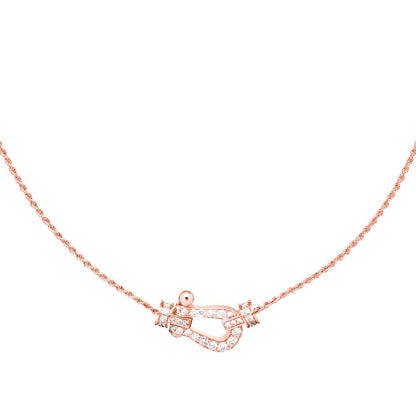 [Sophire Jewelry ]FORCE 10 PINK GOLD DIAMOND NECKLACE