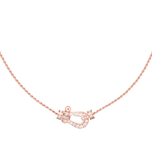 [Sophire Jewelry ]FORCE 10 PINK GOLD DIAMOND NECKLACE