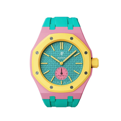 [Sophire]Royal Oak Pop Exclusive Bioceramic Case & Silicone Strap Mix Color