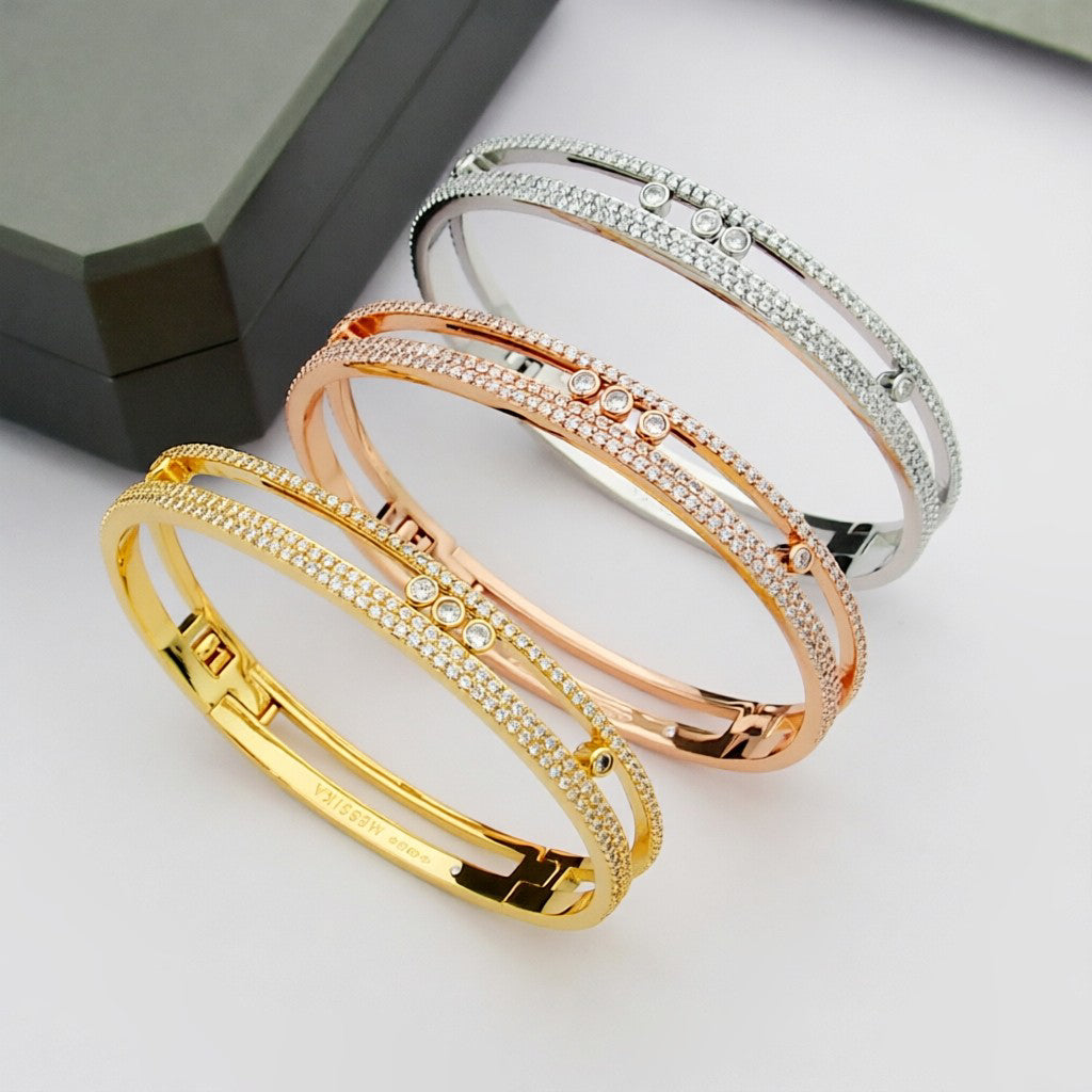 [Sophire Jewelry]Move Romane pavé bangle