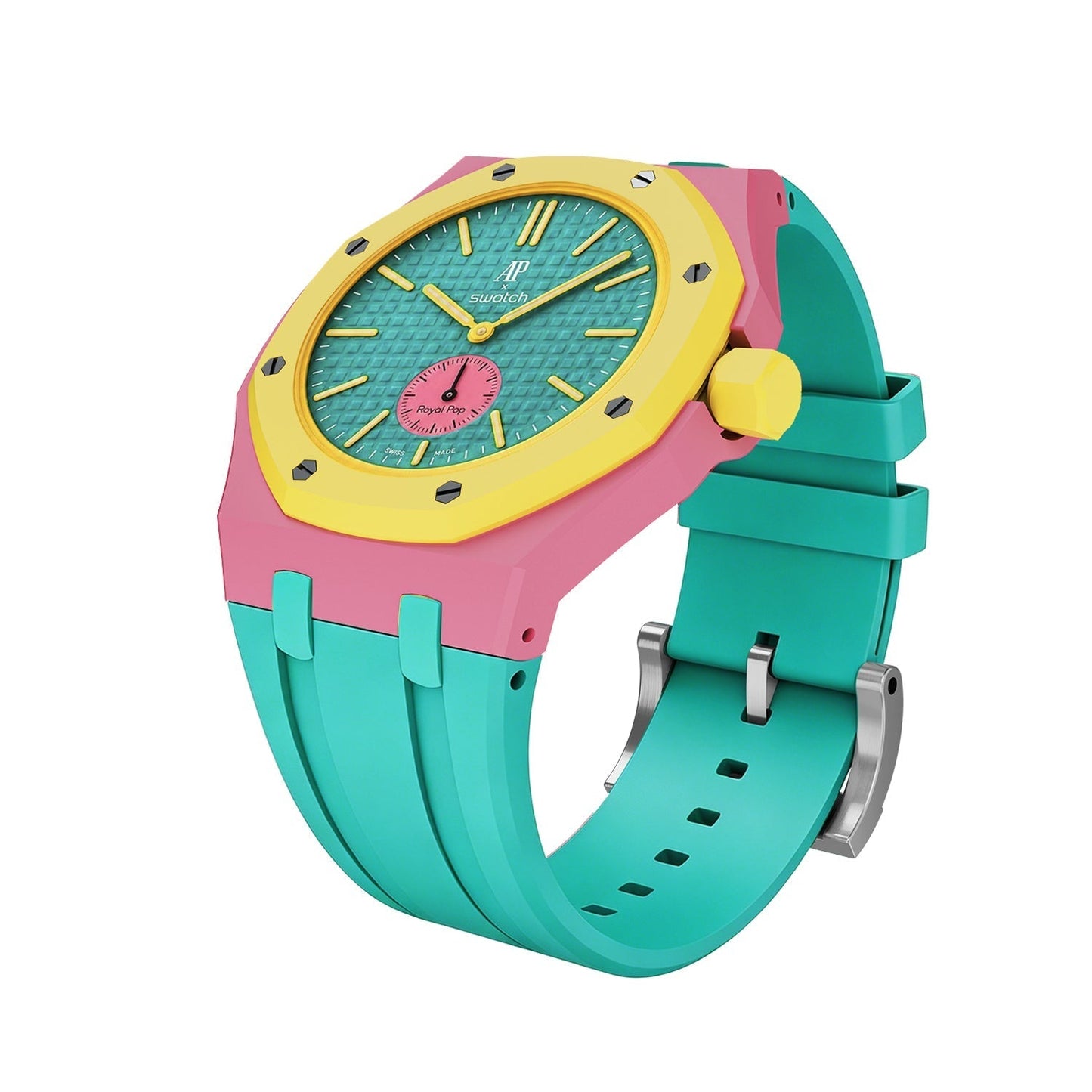 [Sophire]Royal Oak Pop Exclusive Bioceramic Case & Silicone Strap Mix Color