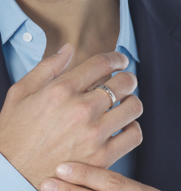 [Sophire Jewelry ]ALLIANCE LIENS VIDENCE 4MM RING