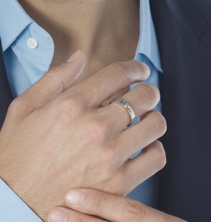 [Sophire Jewelry ]ALLIANCE LIENS VIDENCE 4MM RING