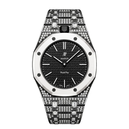 [Sophire]Royal Oak Pop Exclusive Bioceramic Case & Bioceramic Strap Full Diamond
