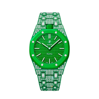 [Sophire]Royal Oak Pop Exclusive Bioceramic Case & Bioceramic Strap Full Diamond