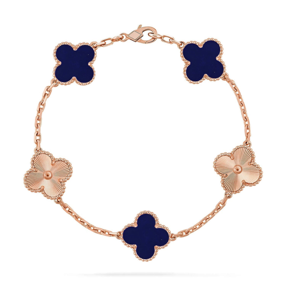 [Sophire Jewelry ]CLOVER 5 MOTIF LAPIS LAZULI BRACELET COLLECTION