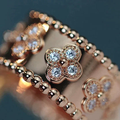[Sophire Jewelry ]CLOVER KALEIDOSCOPE RING 10MM