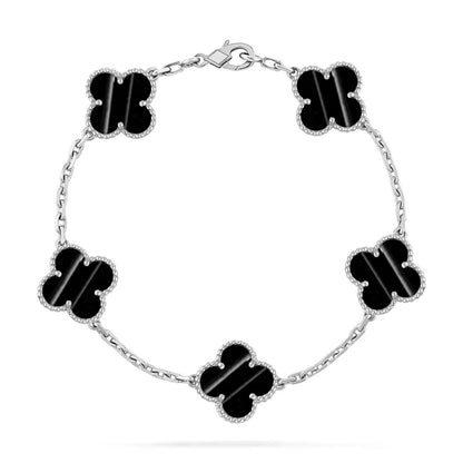 [Sophire Jewelry ] CLOVER 5 MOTIF PULSAR STONE BRACELET COLLECTION