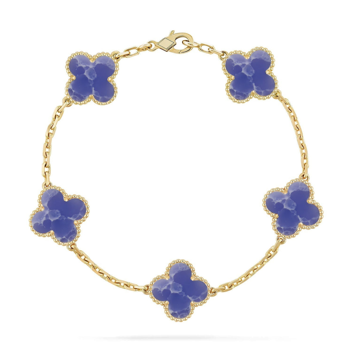 [Sophire Jewelry ]CLOVER 5 MOTIF BLUE VEINS BRACELET COLLECTION