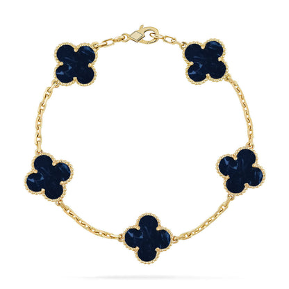 [Sophire Jewelry ]CLOVER 5 MOTIF PIETERSITE BRACELET COLLECTION