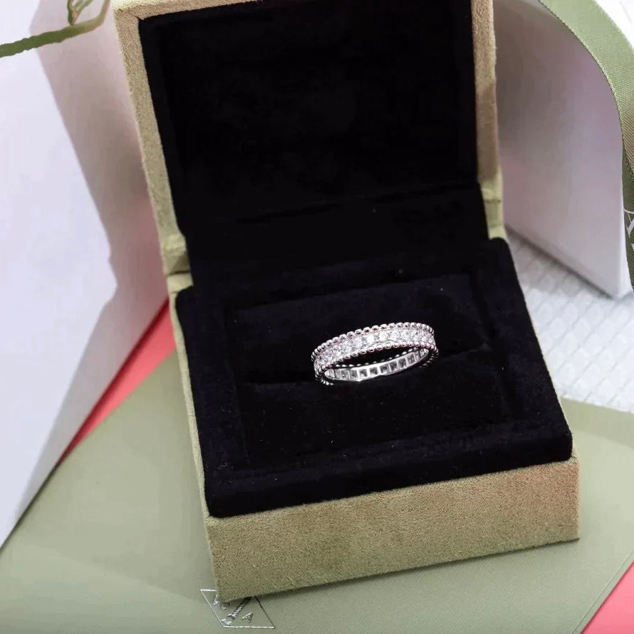 [Sophire Jewelry ]PERLEE DIAMOND SILVER RING