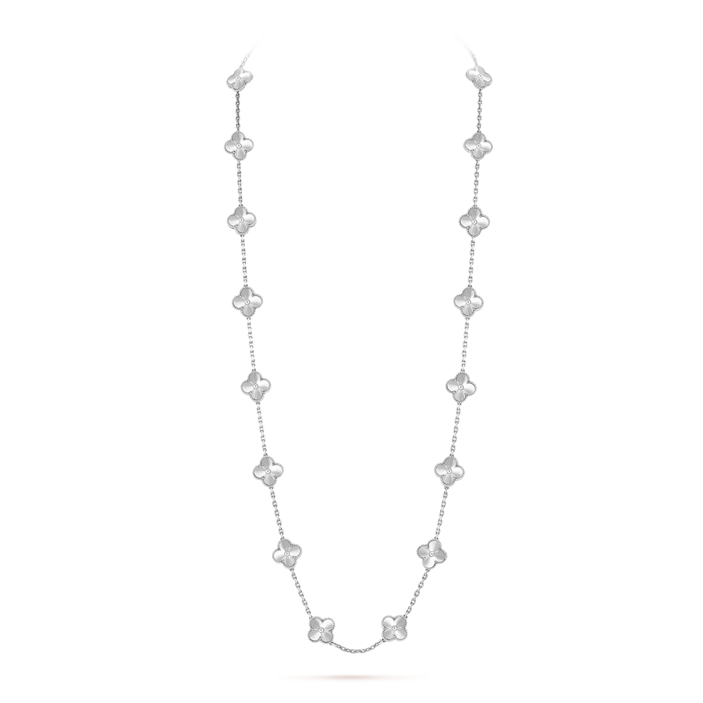 [Sophire Jewelry ]CLOVER 20 MOTIFS  LASER SILVER