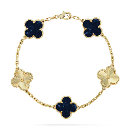 [Sophire Jewelry ]CLOVER 5 MOTIF PIETERSITE BRACELET COLLECTION