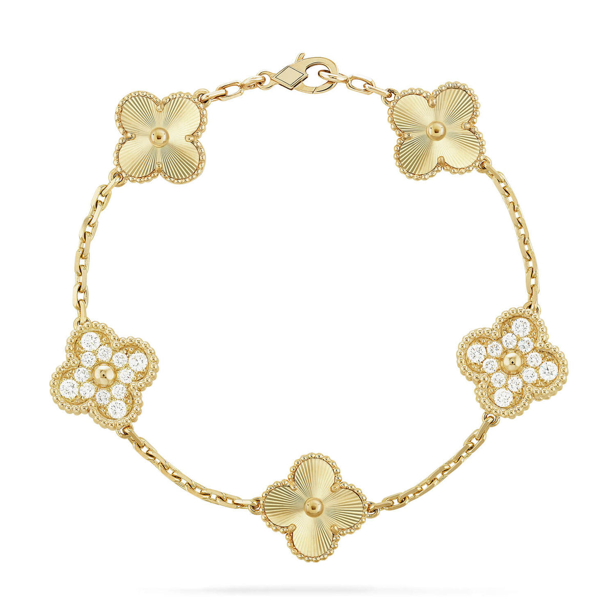 [Sophire Jewelry ] CLOVER 5 MOTIF LASER BRACELET COLLECTION