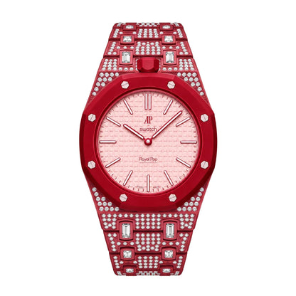 [Sophire]Royal Oak Pop Exclusive Bioceramic Case & Bioceramic Strap Full Diamond