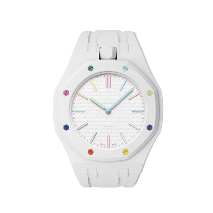 [Sophire]OAK POP EXCLUSIVE  WHITE SILICONE STRAP
