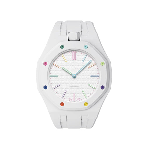 [Sophire]OAK POP EXCLUSIVE  WHITE SILICONE STRAP