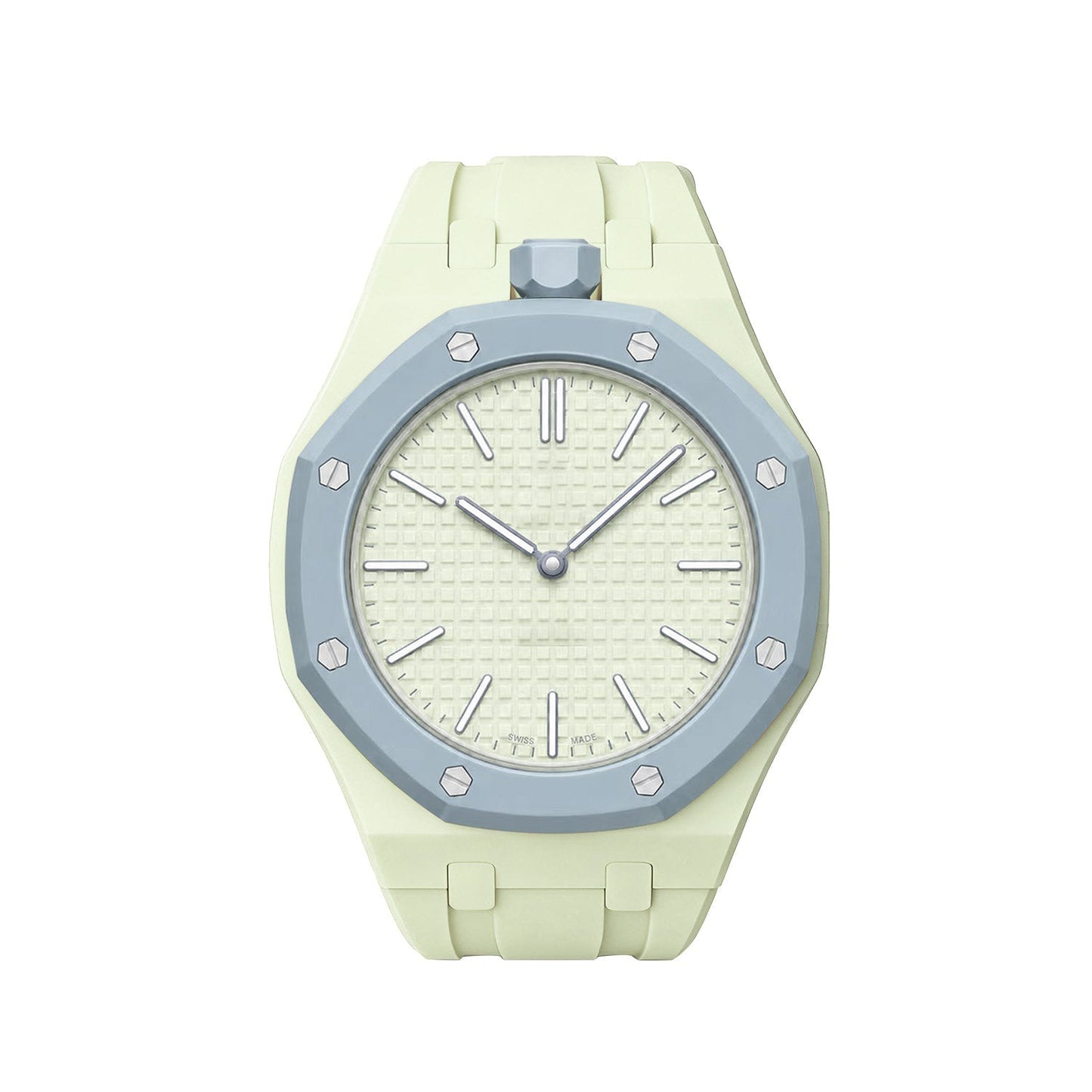 [Sophire]OAK POP EXCLUSIVE CREAMY YELLOW SILICONE STRAP