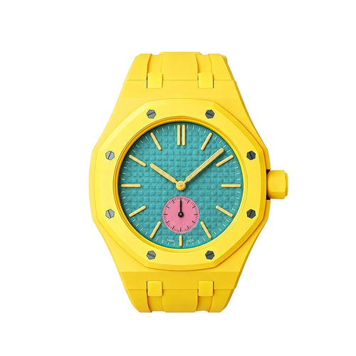 [Sophire]OAK POP EXCLUSIVE YELLOW SILICONE STRAP