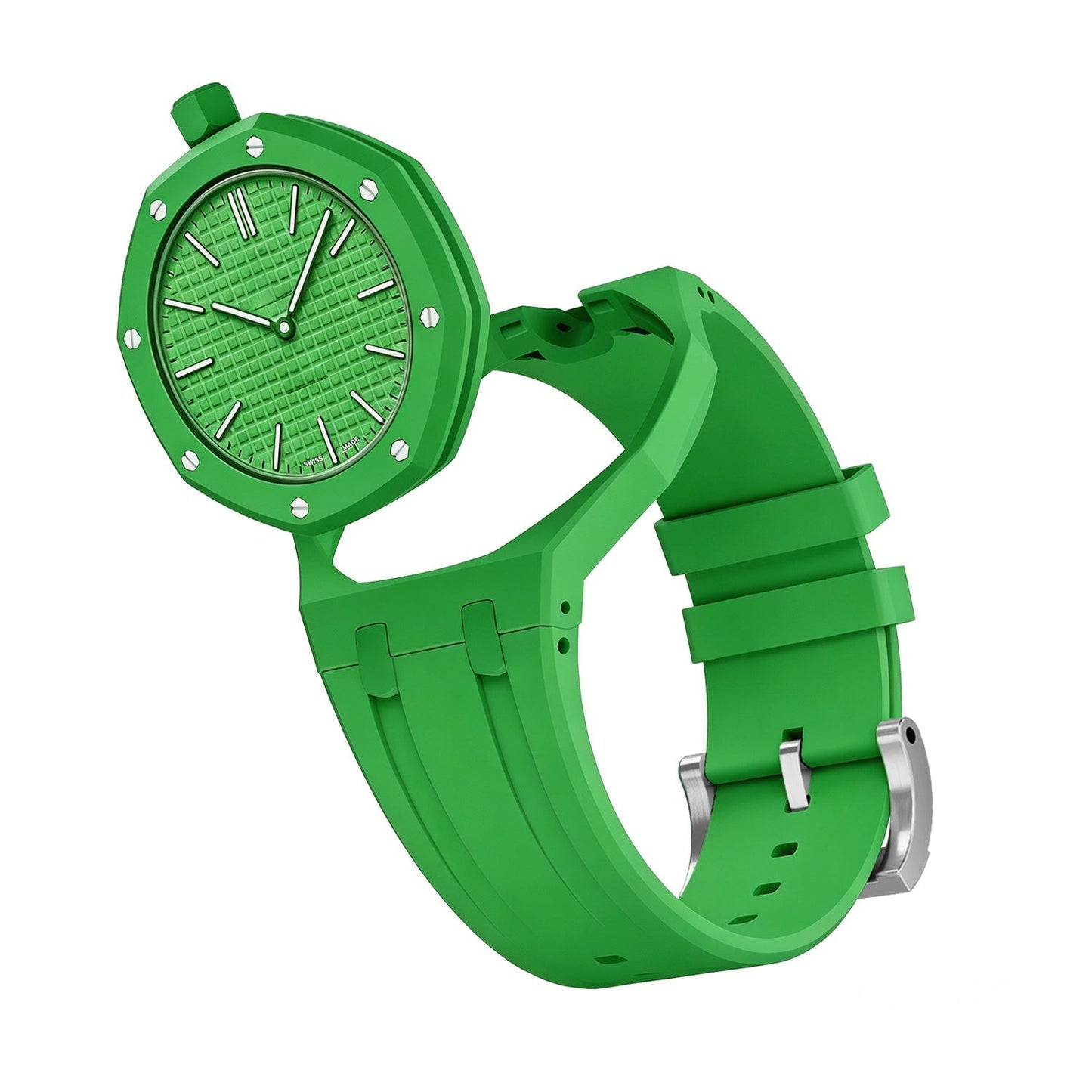 [Sophire]OAK POP EXCLUSIVE GREEN SILICONE STRAP