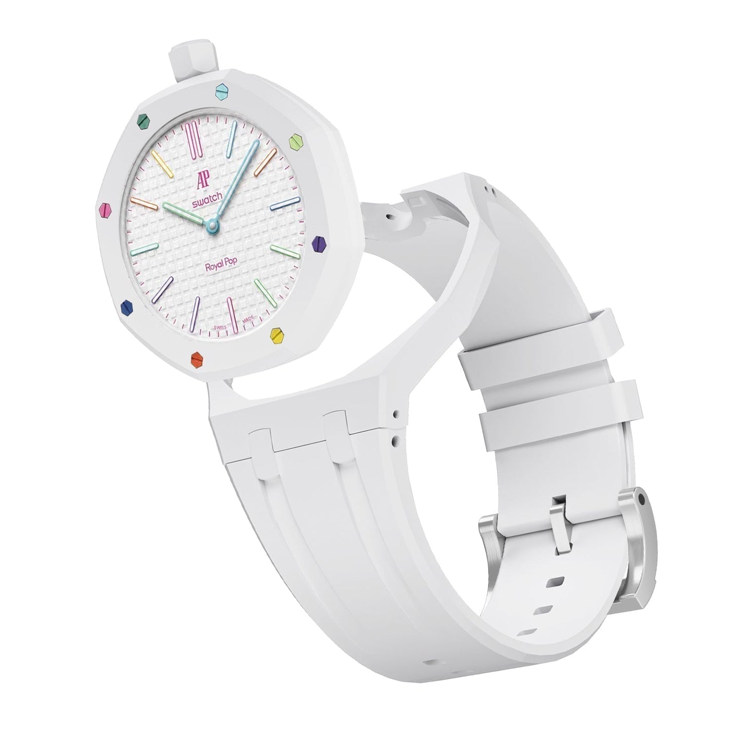 [Sophire]OAK POP EXCLUSIVE  WHITE SILICONE STRAP