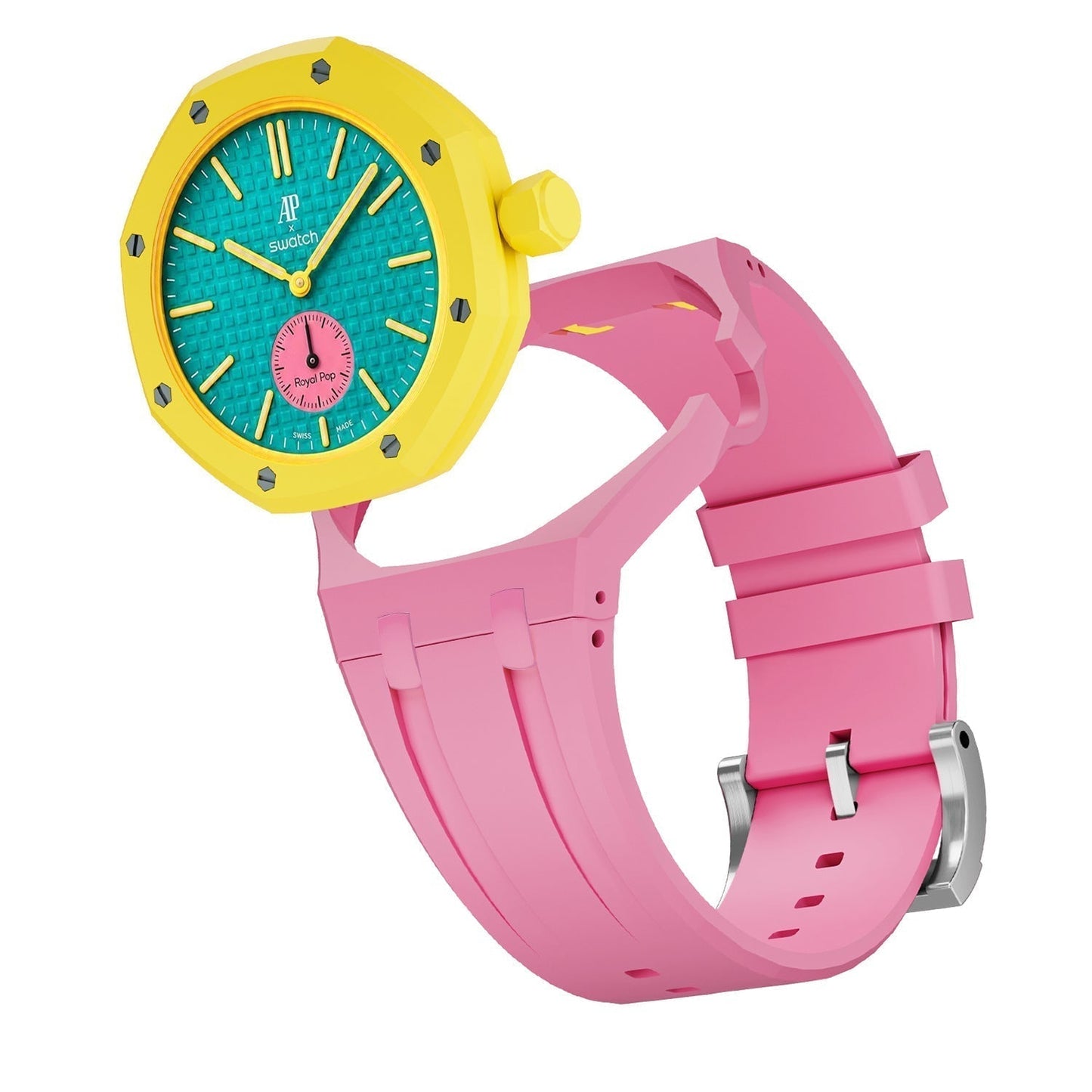 [Sophire]OAK POP EXCLUSIVE PINK SILICONE STRAP