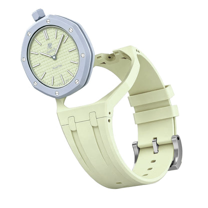 [Sophire]OAK POP EXCLUSIVE CREAMY YELLOW SILICONE STRAP