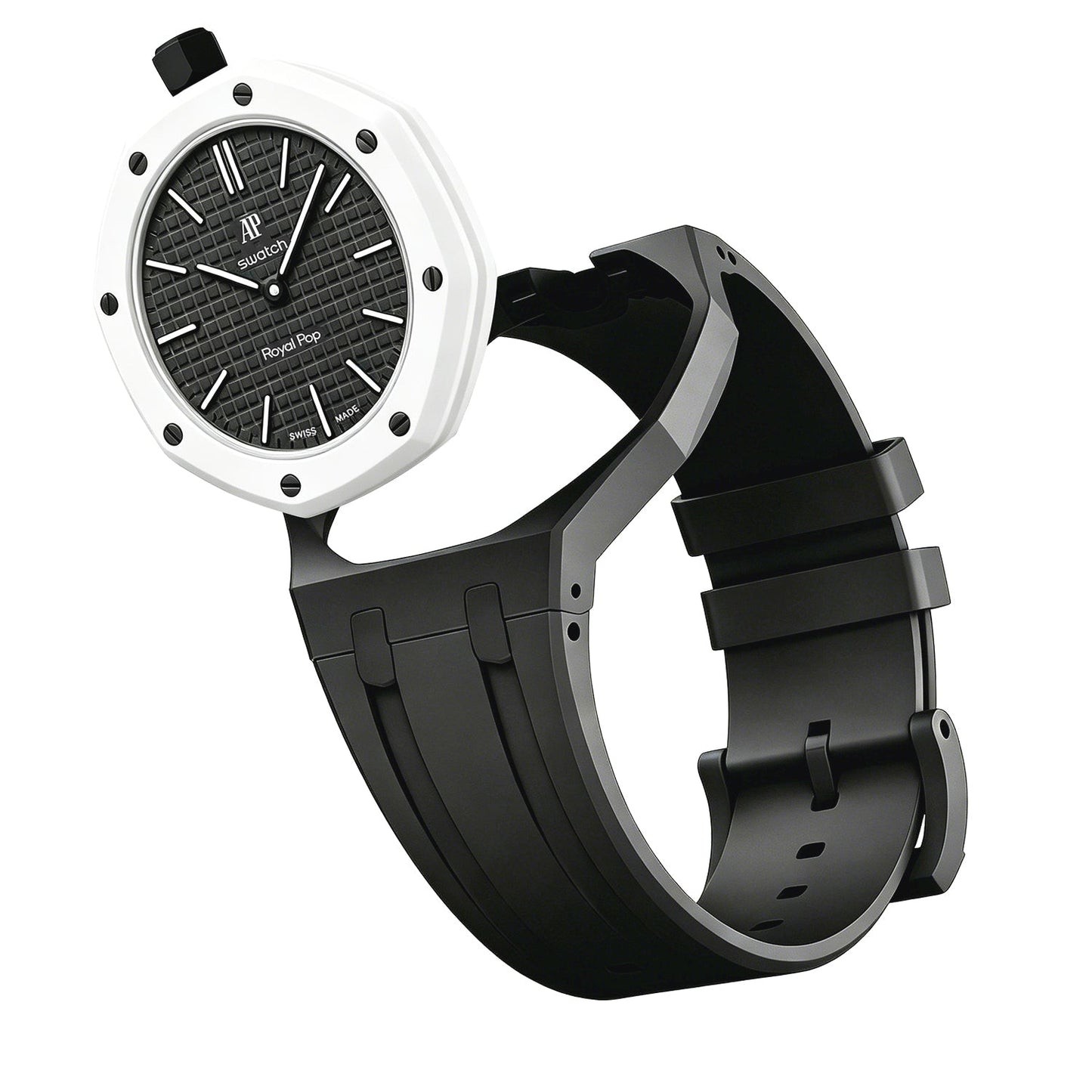 [Sophire]OAK POP EXCLUSIVE BLACK SILICONE STRAP