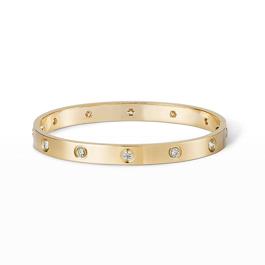 [Sophire]CLASSIC 6.1MM LOVE BANGLE - 10-DIAMOND