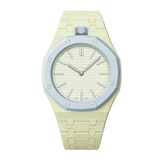 [Sophire]OAK POP EXCLUSIVE CREAMY YELLOW BIOCERAMIC STRAP