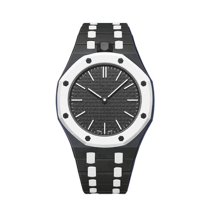 [Sophire]OAK POP EXCLUSIVE BLACK AND WHITE BIOCERAMIC STRAP