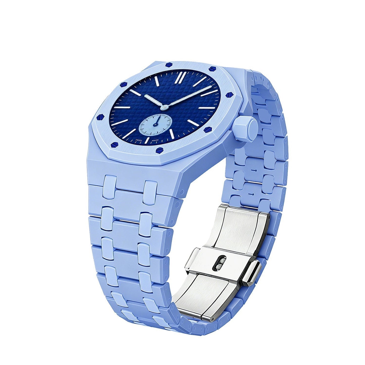 [Sophire]OAK POP EXCLUSIVE LIGHT BLUE BIOCERAMIC STRAP