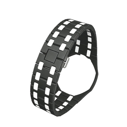 [Sophire]OAK POP EXCLUSIVE BLACK AND WHITE BIOCERAMIC STRAP