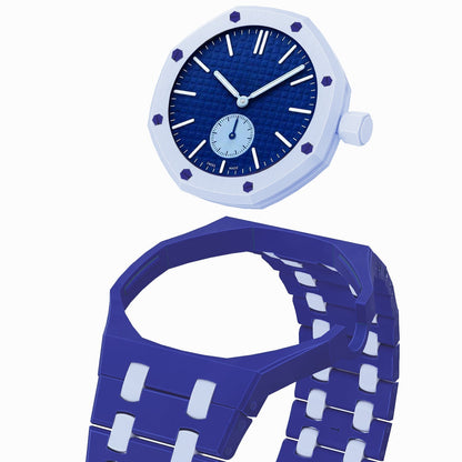 [Sophire]OAK POP EXCLUSIVE DARK BLUE AND LIGHT BLUE BIOCERAMIC STRAP