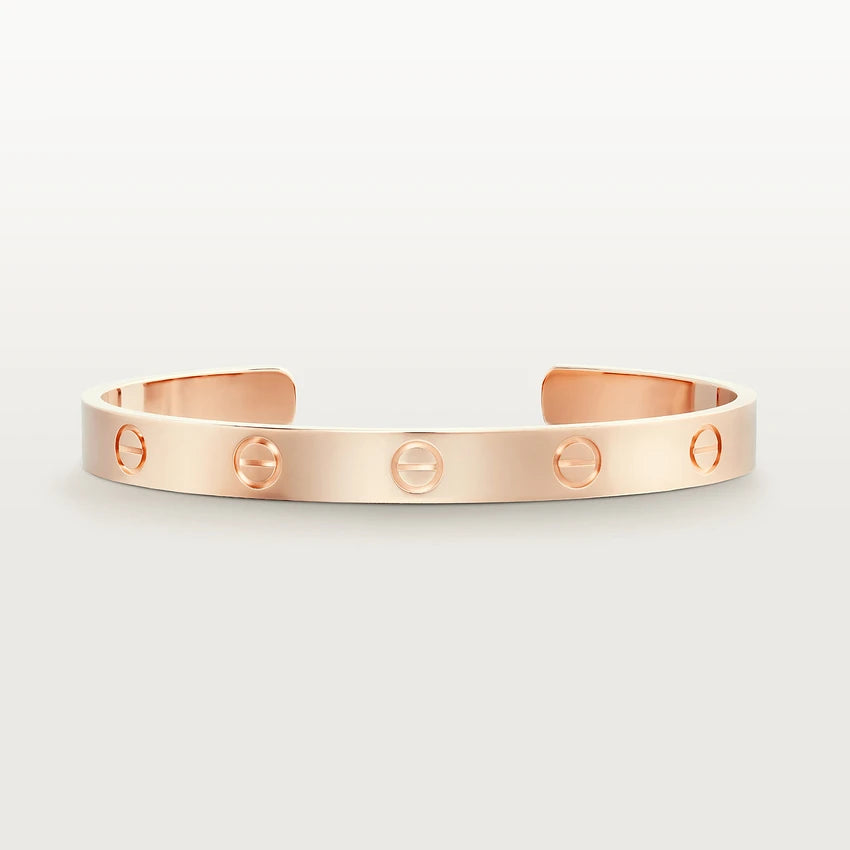 [Sophire Jewelry ]LOVE BRACELET 6.1MM OPEN CUFF