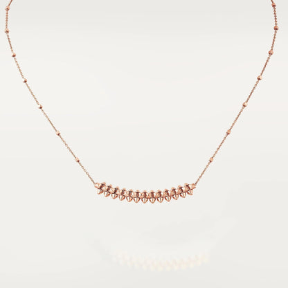 [Sophire Jewelry ]CLASH PINK GOLD NECKLACE