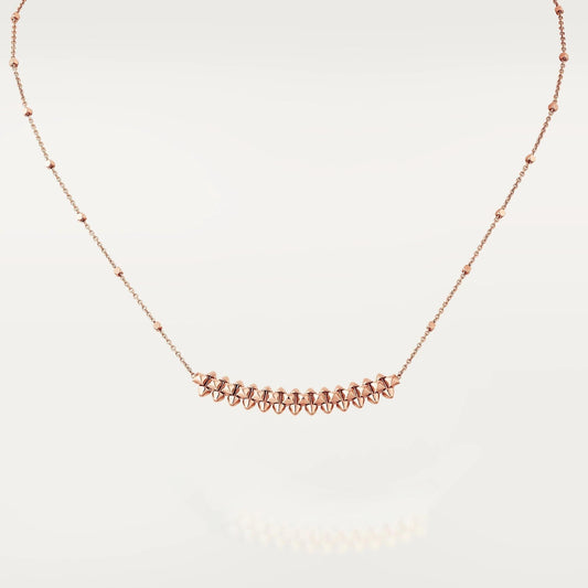 [Sophire Jewelry ]CLASH PINK GOLD NECKLACE