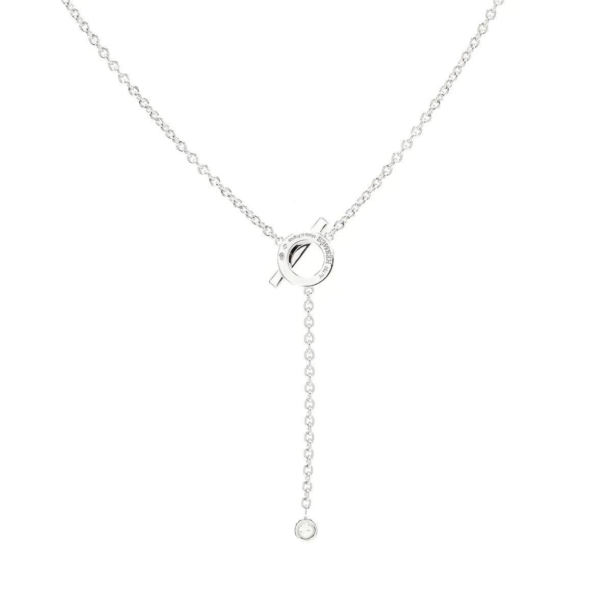 [Sophire Jewelry ]FINESSE SILVER DIAMOND NECKLACE