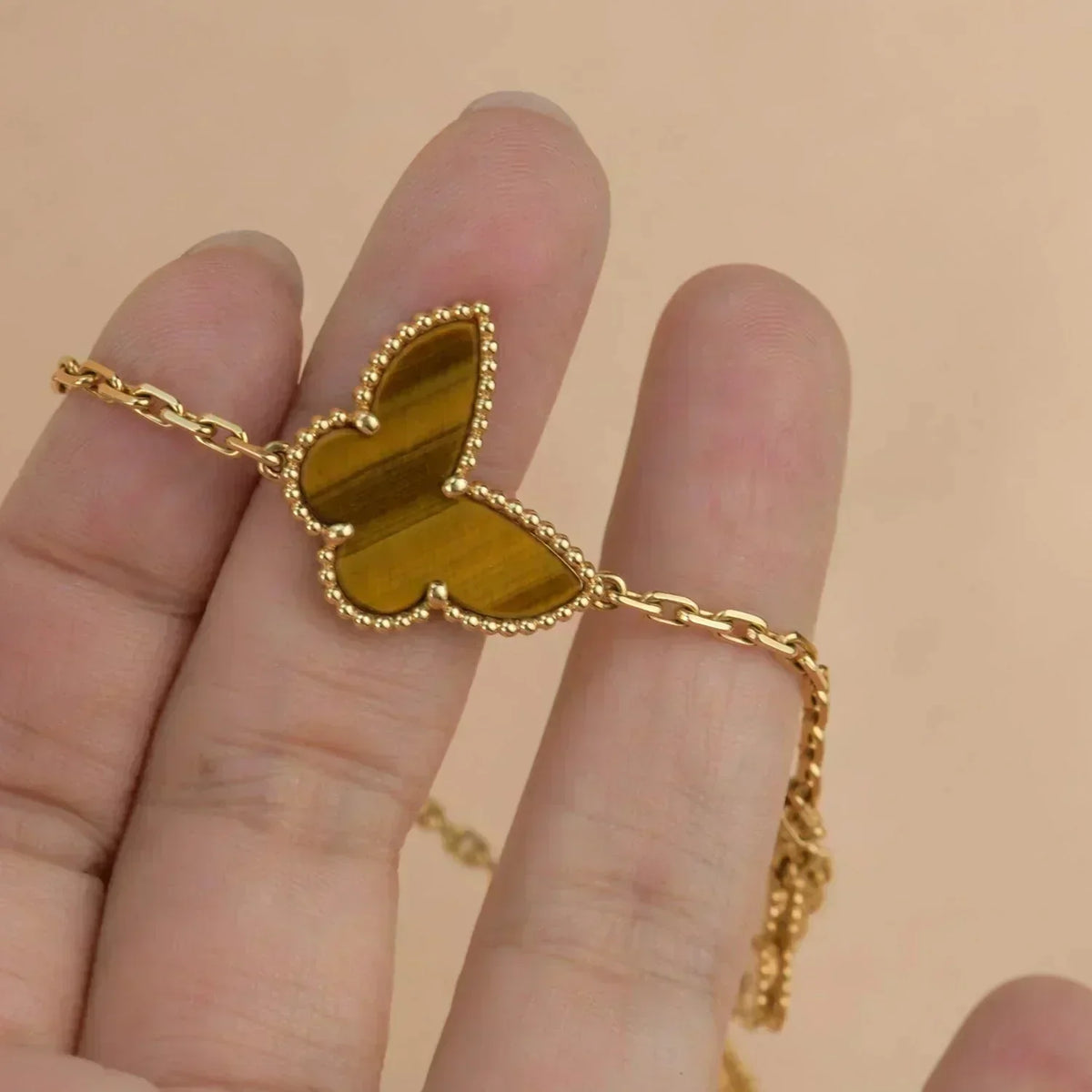 [Sophire Jewelry ]LUCKY SPRING 5 MOTIF GOLD BRACELET
