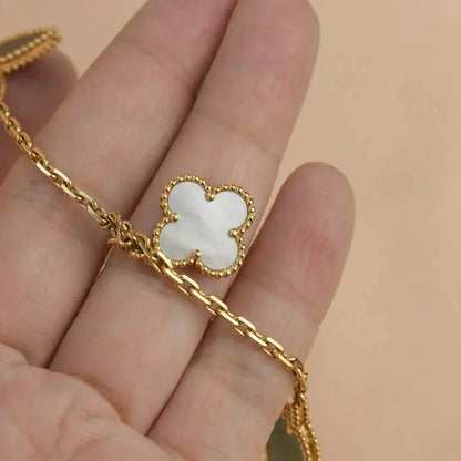 [Sophire Jewelry ]LUCKY SPRING 5 MOTIF GOLD BRACELET