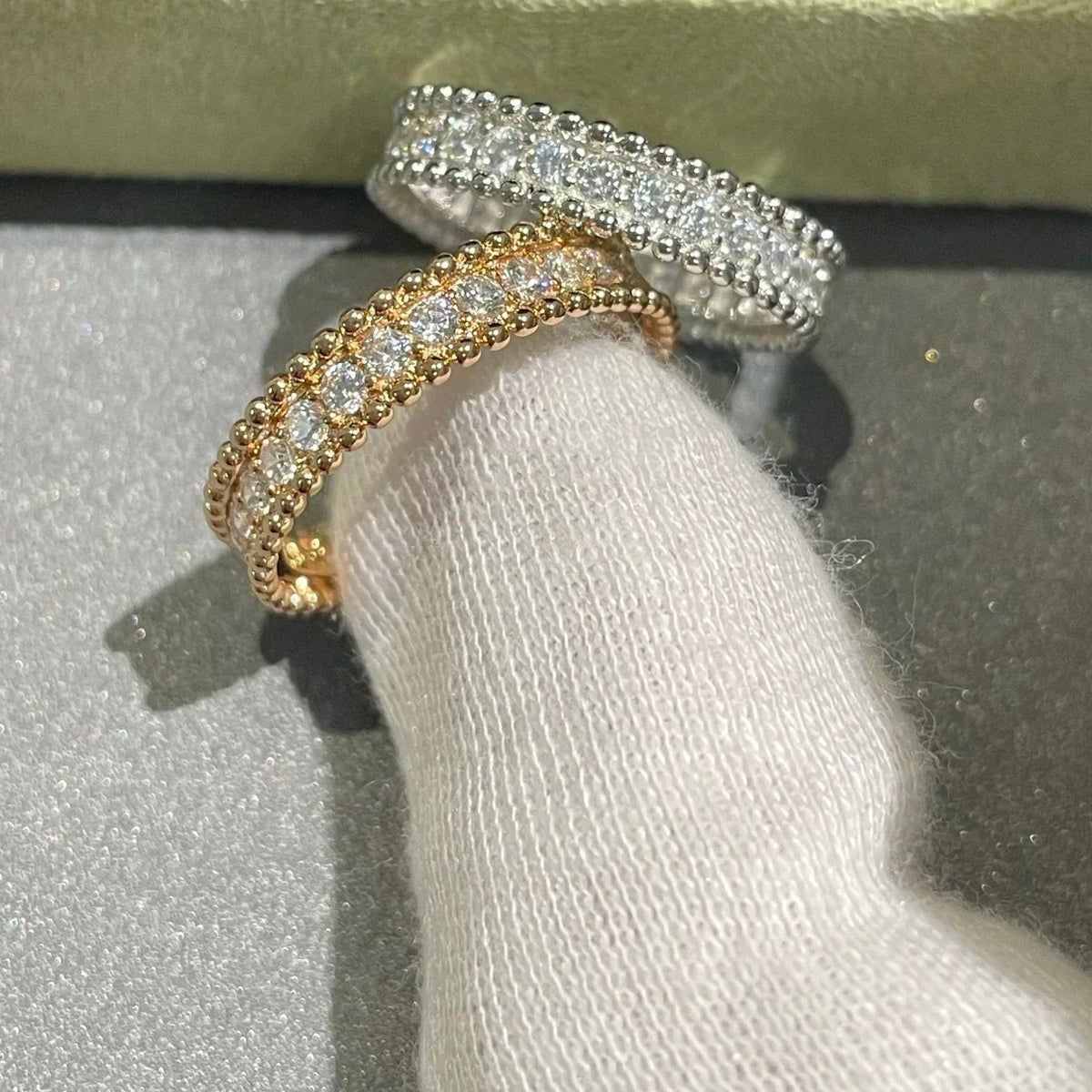[Sophire Jewelry ]PERLEE DIAMOND ROSE GOLD RING