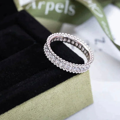 [Sophire Jewelry ]PERLEE DIAMOND SILVER RING