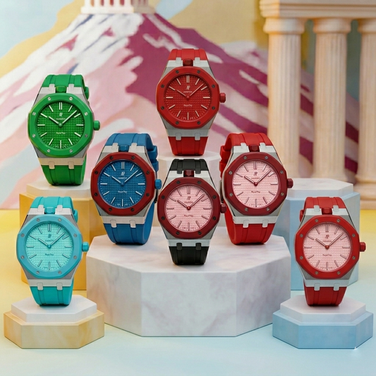 [Sophire]ROYAL OAK POP EXCLUSIVE STEEL CASE & SILICONE STRAP