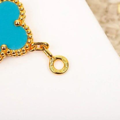 [Sophire Jewelry ] CLOVER 5 MOTIF TURQUOISE BRACELET COLLECTION
