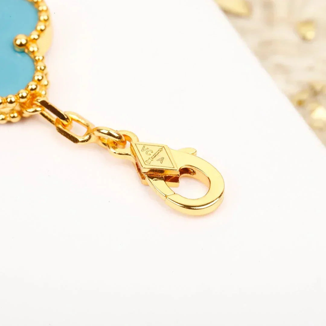 [Sophire Jewelry ] CLOVER 5 MOTIF TURQUOISE BRACELET COLLECTION